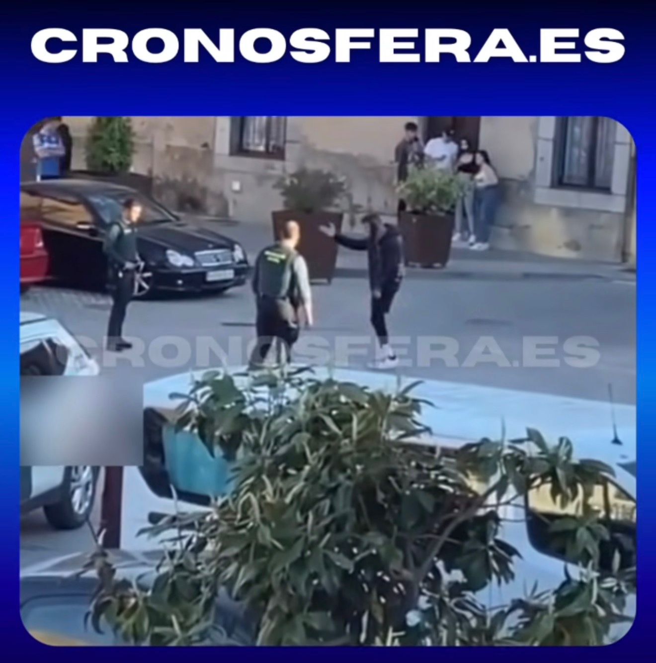 Intervención de la Guardia Civil muestra la tensión del trabajo policial en la calle