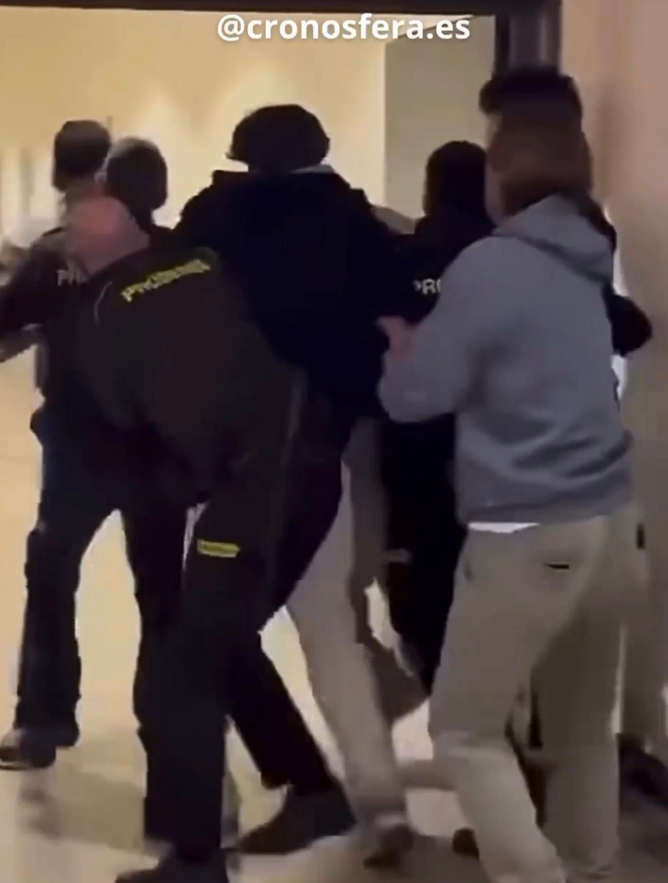 Incidencia con seguridad privada en un centro comercial