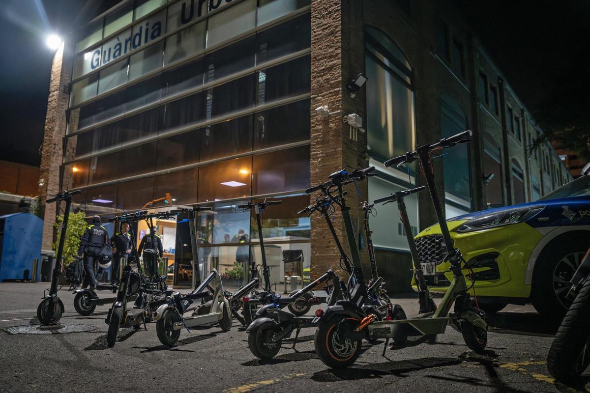 LOS LADRONES ABANDONAN EL PATINETE: LA PRESIÓN POLICIAL LOS EMPUJA A USAR BICICLETAS EN BARCELONA
